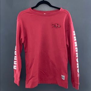 PINK VS Razorbacks Sweatshirt Size Small